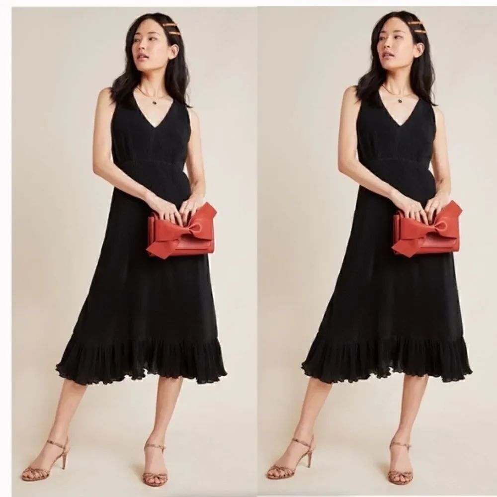 Anthropologie x Line And Dot Vera Pleated Dress